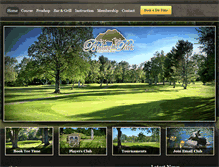 Tablet Screenshot of golfbidwellpark.com